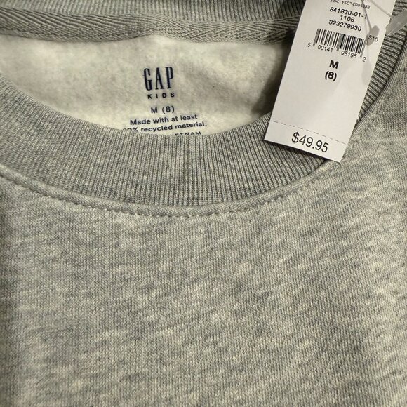 NWT Kids Soft Pleated Sweatshirt Dress - Mixed Media- Girls Size M. - Picture 3 of 3